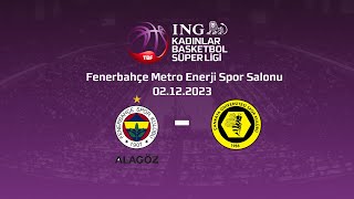 Fenerbahçe Alagöz Holding  Çankaya Üniversitesi ING KBSL 13Hafta [upl. by Harness]