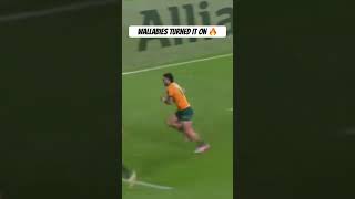 Wallabies Turned It On 🔥 youtubeshorts shorts wallabies englandrugby rugby rugbyhighlights [upl. by Ellehcor72]