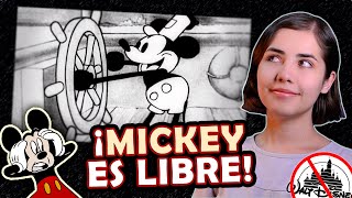 Mickey Mouse YA ES DOMINIO PÚBLICO y otros personajes [upl. by Heddie]