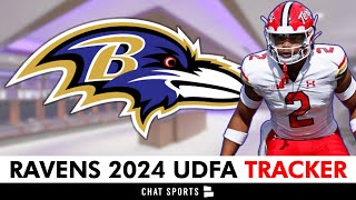 Ravens UDFA Tracker Baltimore Ravens Sign These UDFAs After 2024 NFL Draft Ft Beau Brade [upl. by Oiceladni]