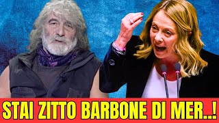 GIORGIA MELONI DISTRUGGE MAURO CORONA IL DIBATTITO INFUOCATO IN DIRETTA [upl. by Adlin180]