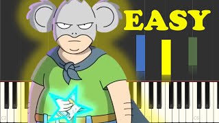 Koala Man Theme Song Piano Tutorial EASY [upl. by Del]