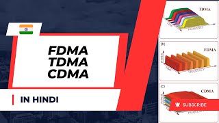 FDMA TDMA CDMA in mobile communication [upl. by Ahtikal]