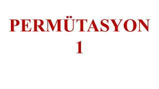 Permütasyon Konu Anlatımı 1  10Sınıf Matematik  TYTAYT [upl. by Eatnad]