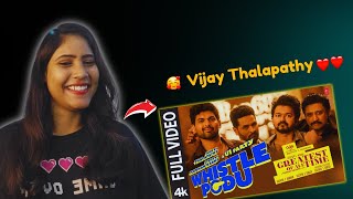 REACTION Whistle Podu FULL VIDEO SONG  The Greatest Of All Time  Thalapathy Vijay  VP  U1  AGS [upl. by Harraf]