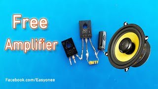 How to make a simple audio amplifier  using D882 transistor [upl. by Netsuj]