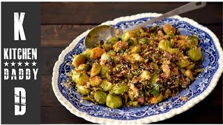 Brussel Sprouts With Bacon  Kitchen Daddy [upl. by Snebur]