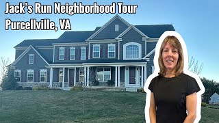 Neighborhood Tour Jacks Run In Purcellville Virginia in Loudoun County [upl. by Seiuqram965]