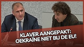 Jesse Klaver AANGEPAKT door PVVer Markuszower Oekraïne NIET bij de EU [upl. by Hourigan]