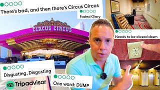 Worst Rated Hotel  Circus Circus Hotel Las Vegas [upl. by Nottap]