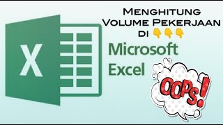 Cara Menghitung Volume Pekerjaan Di Excel How to Calculate Work Volume In Excel [upl. by Heydon683]