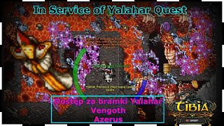 In Service of Yalahar Quest Cały QUEST Dostęp za bramki Yalahar Vengoth Azerus  TIBIA [upl. by Anialahs]