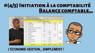 45  Initiation à la comptabilité BALANCE [upl. by Arvad]