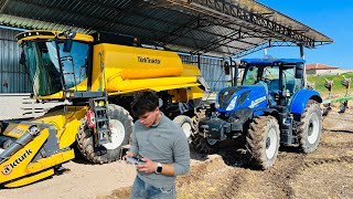 YENİ TRAKTÖRÜMÜZ NEW HOLLAND T7210 TR6ya veda [upl. by Laris361]