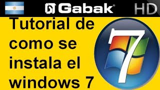 ¿Sabes como Instalar windows 7 en una notebook [upl. by Keir]