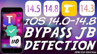 iOS 148  1451  14 JAILBREAK Detection FIX  How To Use Apps While Jailbroken [upl. by Grodin65]