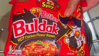 Samyang Buldak 2x spicy noodle recipe ❤️🔥 spicynoodles spicy koreanfood eating food recipe [upl. by Carlos]