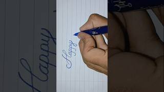 Cursive handwriting of Happy Diwali calligraphy writing handwriting writting diwali [upl. by Gregorio804]