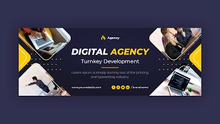 Web Banner Design  Figma Tutorial  Facebook Banner Design [upl. by Ppilihp397]