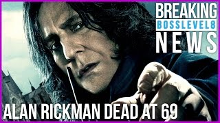 Alan Rickman Died Today  RIP Snape  Breaking News [upl. by Pokorny843]