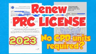 How to Renew PRC License No CPD units required [upl. by Ennaeirb102]