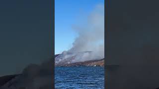 Wildfire in West Milford NJ [upl. by Tabor898]