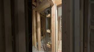 Pocket Door Frame Install [upl. by Bunns693]