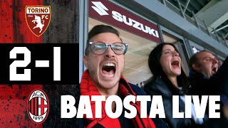 TORINO MILAN 2  1 LIVE REACTION VI PORTO ALLO STADIO Con Martina Rossonera e Fabio il Cascia [upl. by Keefer]