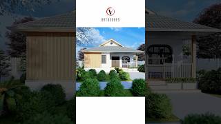 SMALL HOUSE DESIGN  One Storey Two Bedrooms Small House Design [upl. by Artus]