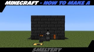 How To Make A Smeltery Modded Minecraft Tinkers Construct TUTORIAL [upl. by Enitnemelc]