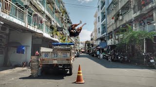 Parkour amp Freerunning Thanks for helping me overcome this fear and injury🫶🏾❤️‍🩹 [upl. by Hurwit429]