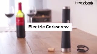 InnovaGoods Kitchen Sommelier Electric Corkscrew [upl. by Born]