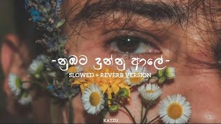 නුඔට දුන්නු ආලේ  Nubata Dunnu Aale Slowed  Reverb Version [upl. by Osnofledi]