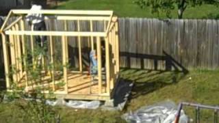 How to Build a Shed  Part 2 Shed Structure [upl. by Aihsema]