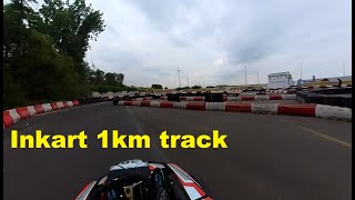 Karting Inkart Puurs 1km indooroutdoor track 2023  116quot6 [upl. by Bove]