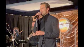 Jamie Dornan Sings quotEverlasting Lovequot at BELFAST LA Premiere [upl. by Maxia865]