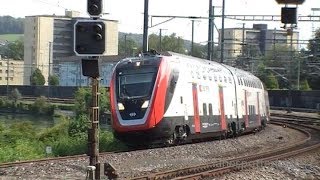 Brand New Swiss SBB Doubledeck Intercity Class Train 502044 On Test At Dietikon On The 21082017 [upl. by Trudey]