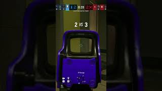 Alibi Clutch 🔥  Rainbow Six Siege gaming gameplay rainbowsixsiege youtubeshorts youtube r6 [upl. by Vitia]