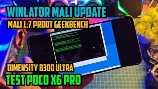 Update Winlator Mali Mediatek Versi 17 PROOT GEEKBENCH Bisa Jalan di Mediatek Dimensity 8300 Ultra [upl. by Nosnor424]