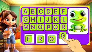 Learn to Read Four letters words  Easy Spelling Words Learning how to Spell [upl. by Ainet]