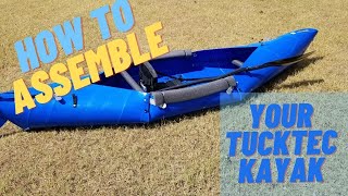 How to Fold and Assemble your Tucktec Kayak tucktec foldingkayak orgami [upl. by Lennor]