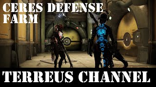 Warframe Ceres Fast Defense Farm Mesa\Mag [upl. by Nolra332]