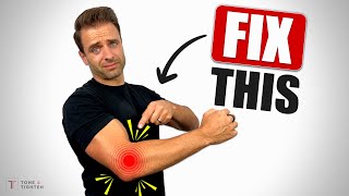 STOP Elbow Pain How To Fix Tennis Elbow Lateral Epicondylitis [upl. by Moule]