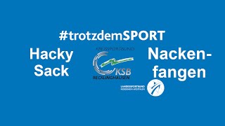 HACKY SACK Nackenfangen  Tutorial für den HackySack  trotzdemSPORT​ im KSB Recklinghausen [upl. by Ogait]