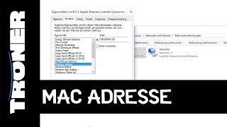 Windows 10 MACAdresse ändern kein Download [upl. by Ennahgiel400]