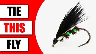 How to tie Wee Ecks Cormorant Deadly Fishing Fly flyfishing flytying fishing [upl. by Cyrus]