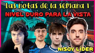 ¡Las notas de la primera semana de LEC ¿Suspende G2 ¿MDK se queda en el aprobado [upl. by Enilreug]