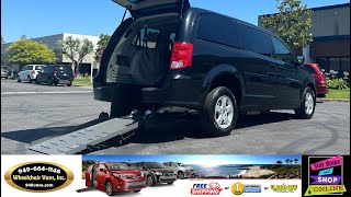 For Sale 2012 Dodge Grand Caravan SXT BraunAbility Manual Fold Out Ramp Rear Loading Wheelchair Van [upl. by Llehsor]