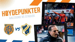 Høydepunkter  Aalesunds FK VS Stabæk  11 [upl. by Ecinej]