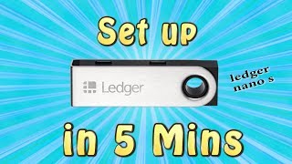 HOW TO SETUP amp USE LEDGER NANO S IN 5 MINS  Quick Beginners Tutorial 2019 [upl. by Madelaine]